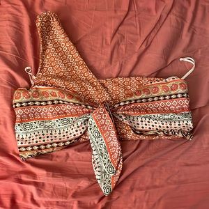 Print Crop Top Anthropologie